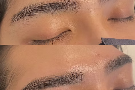  salon de AYAMEN眉スタイリングBefore After1