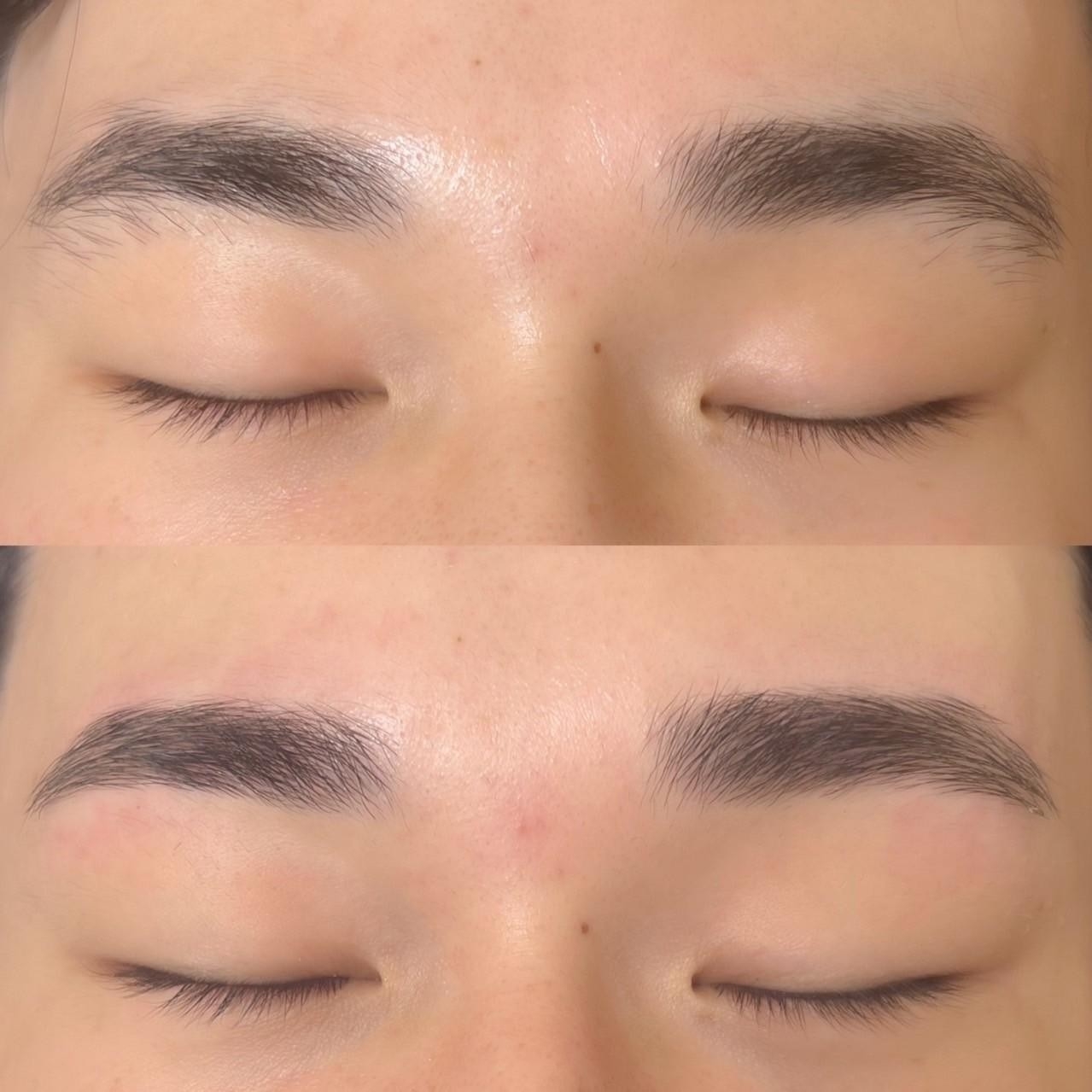  SSIN-STUDIO　下北沢店眉スタイリングBefore After1