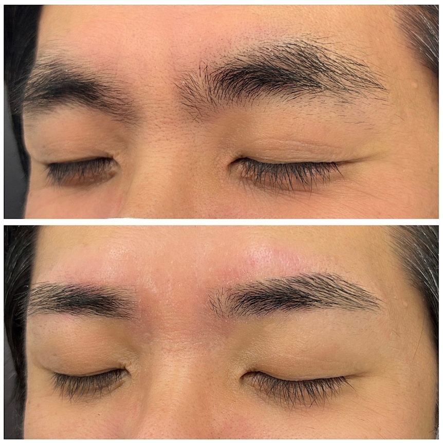メンズ眉毛サロン BROWS 新橋店眉スタイリングBefore After1