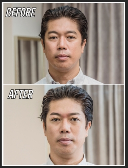 メンズ眉毛サロン 代官山・中目黒・恵比寿本店眉スタイリングBefore After3