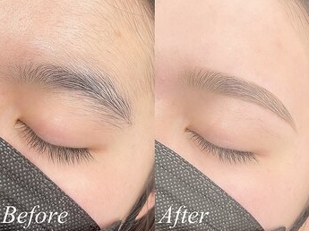 アイブロウサロン i’m眉スタイリングBefore After1