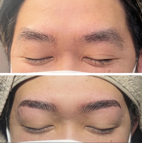 Q-LASH眉スタイリングBefore After3