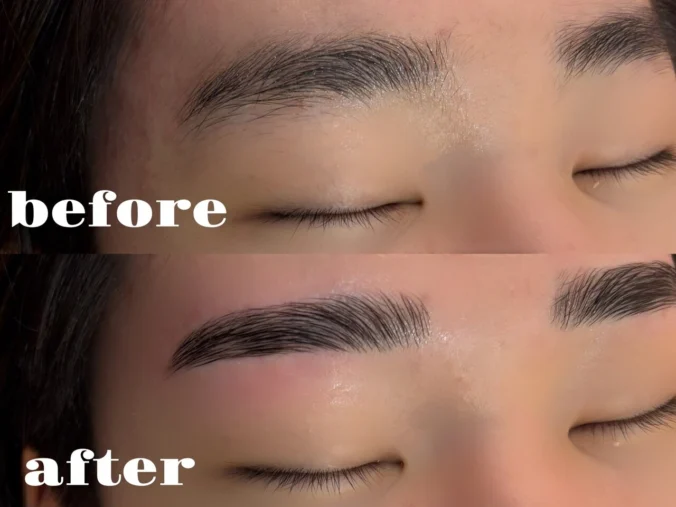 アイブロウサロン i’m 下北沢店眉スタイリングBefore After1