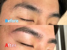 マユクリア眉スタイリングBefore After2