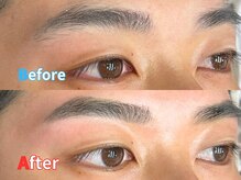 マユクリア眉スタイリングBefore After1