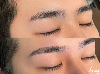 hey gotanda眉スタイリングBefore After1