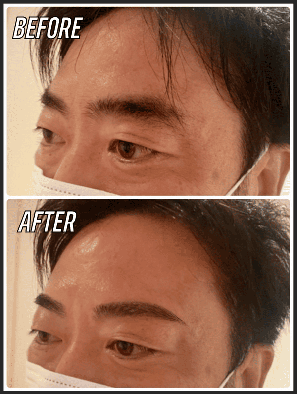 TransATT眉スタイリングBefore After2