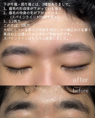 眉毛サロンShiro眉スタイリング3