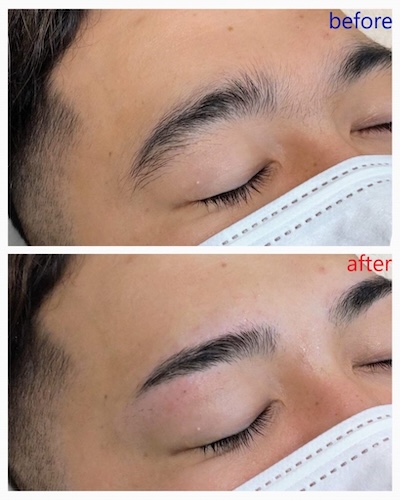 ソレイユ眉スタイリング2